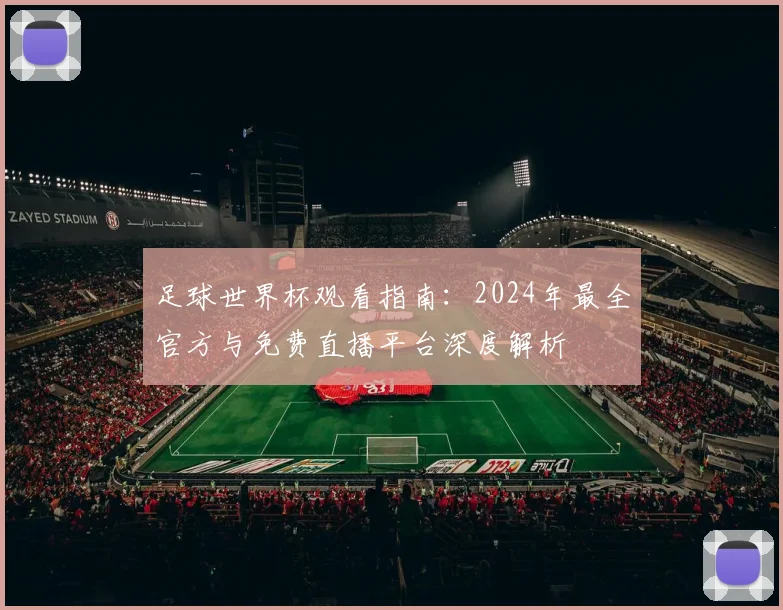 足球世界杯观看指南:2024年最全官方与免费直播平台深度解析